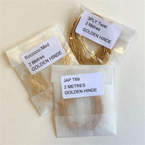 Goldwork Materials Starter Pack Gold From Golden Hinde