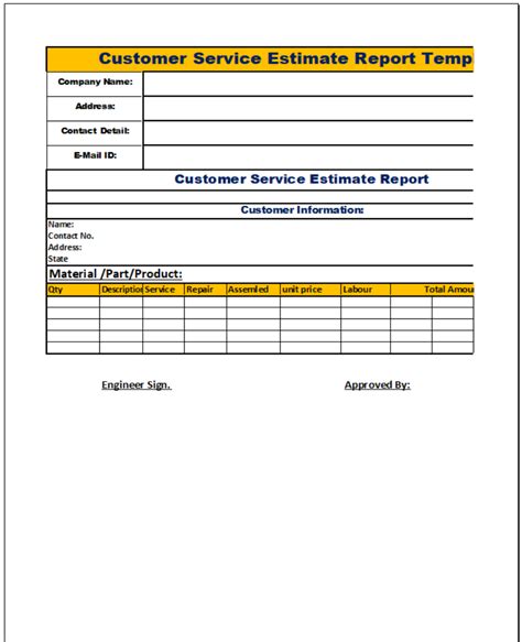 Top 8 Customer Service Report Template Free Report Templates Report