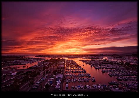 Marina Del Rey California Marina Del Rey Sunset From My O Flickr
