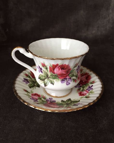 Vintage Paragon Pink Rose Teacup And Saucer F54a Etsy Canada Tea Cups Paragon Tea Cup Tea
