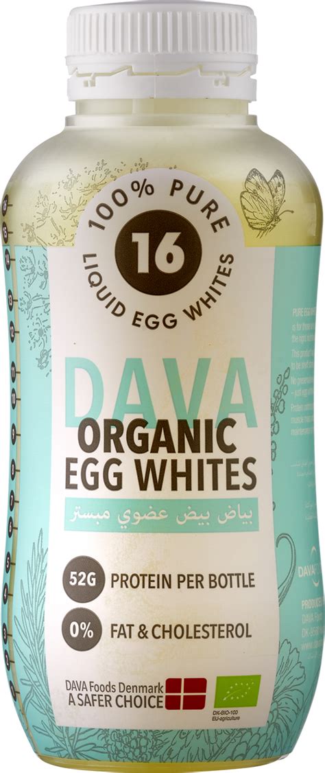 DAVA Organic Egg Whites 500 g