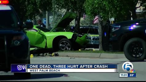 Man dies in West Palm Beach vehicle crash