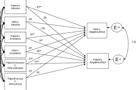 depiction of final actor partner interdependence model apim model download scientific diagram