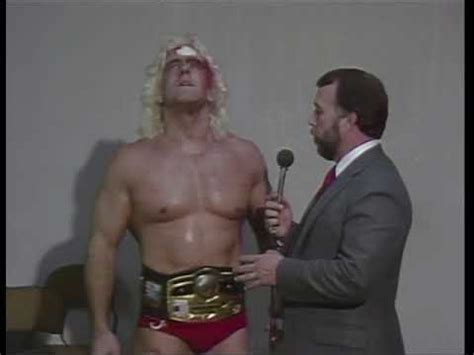 Ric Flair Promo After Being Jumped By Wahoo Mcdaniel Epic Youtube