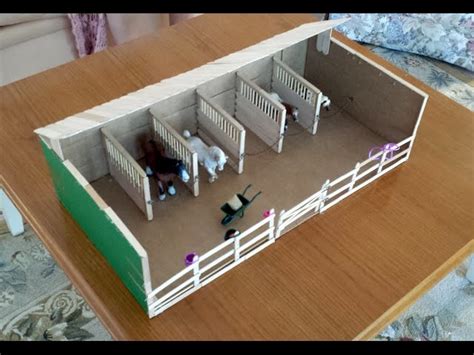 Making Ellas Schleich Barn Stable And Fences