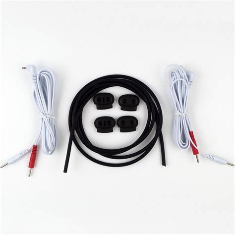 Buy Conductive Rubber Kit With 2 In 1 Tens Pinwires Cables Cbt Adult Sex Games