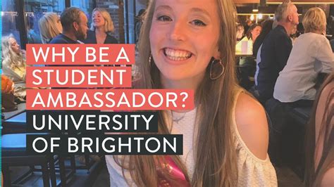 Why Be A Student Ambassador University Of Brighton Youtube