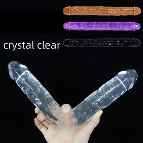 Double Ended Dildo Anal Butt Toy Dual Extra Long Bendable Penis Big Dick Dong Ebay