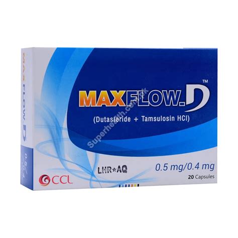 Maxflow D 05mg 04mg Cap 20s Super Health