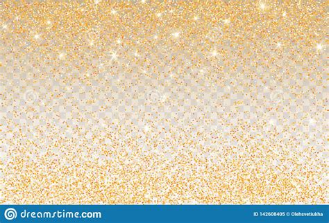 Golden Glitter Sparkle On A Transparent Background Gold Vibrant