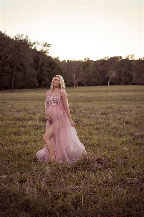 Mauve Lace Tulle Maternity Dress Photo Shoot Photo Props Etsy
