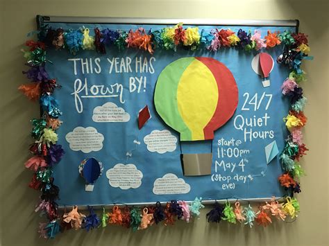 This Year Has Flow By End Of The Year Closing Bulletin Board Ra