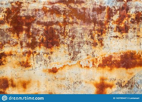Rusted Sheet Of Metal And Grunge Texture Stock Image Image Of Crack