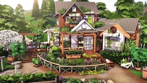 Gardeners Cottage 🌿🌱🌷 The Sims 4 Speed Build No Cc Youtube