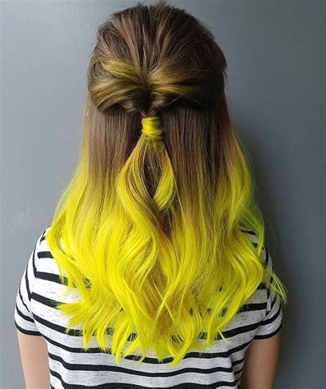 Pin By Zoe Sherman On Colored Hair Yellow Hair Color Hair Styles