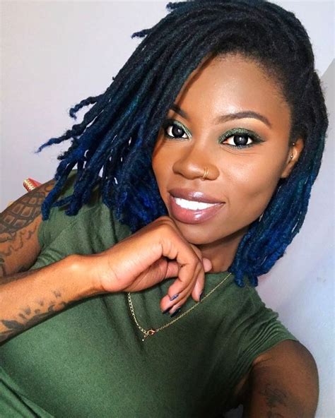 Pin By OOLI On Colored Locs On Black Women Locs Hairstyles Hair