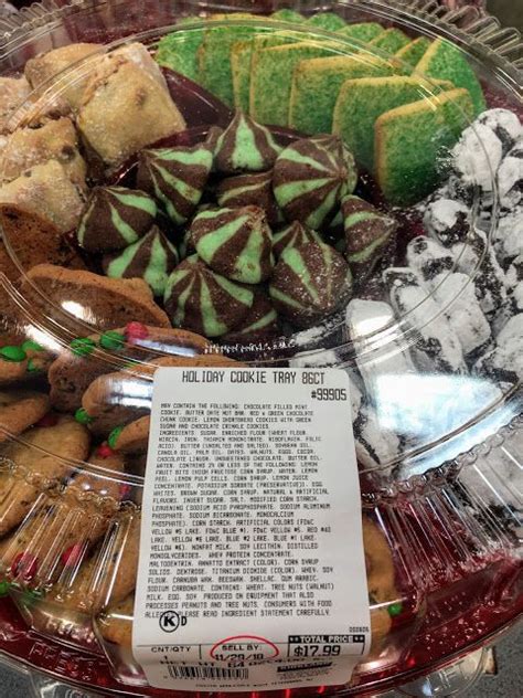 Well, costco is selling a big cookie tray you can enjoy all to yourself this year (or with your immediate fam, if you want to share) that comes with more costco is selling the holiday cookie trays for about $19. Am I the only older American watching his cholesterol, and his salt and sugar intake? | Holiday ...