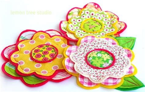 Pin by Lemon Tree Studio on ♥Fresh Picked Flowers♥ | Fabric flowers, Handmade flowers, Cloth flowers