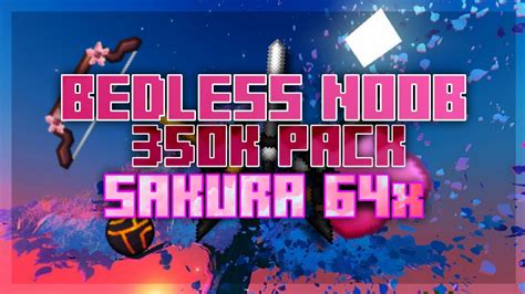New Bedless 350k Pack Sakura 64x Review Mcpe Youtube