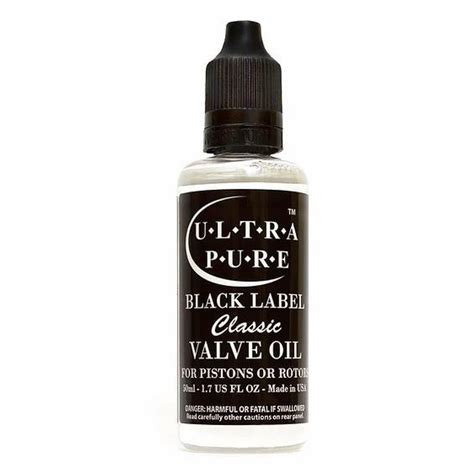 Ultra Pure Black Label Classic Valve Oil Ml Oliwka Do T Ok W I