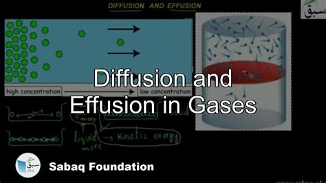 Diffusion And Effusion In Gases Chemistry Lecture Sabaqpk Youtube