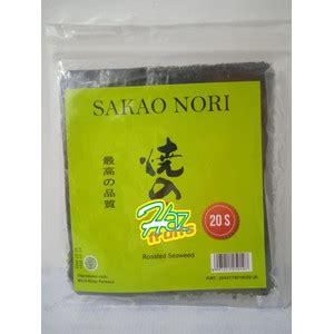 Jual Sakao Nori Roasted Seaweed 20 Sheet Kota Semarang Haz Fruits Tokopedia