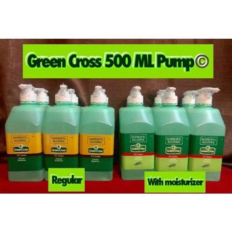 Sale Original Green Cross Isopropyl 500 Ml Pump June 2023 Expiry