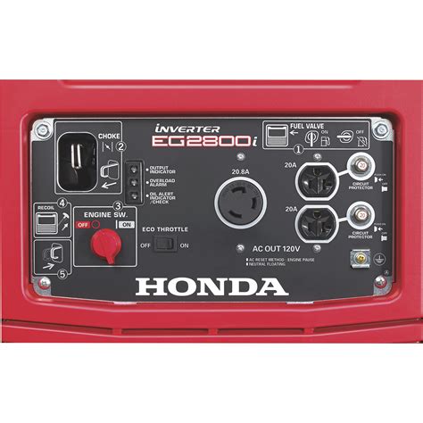 Honda Inverter Generator — 2800 Surge Watts 2500 Rated Watts Model