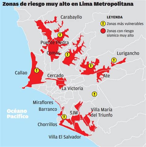 Zonas En Peligro Ante Terremoto 10 Mil Hectáreas Habitadas En Lima
