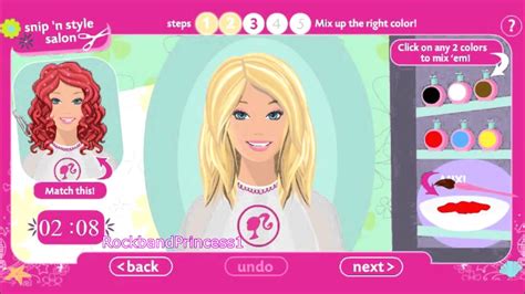 Https://techalive.net/hairstyle/barbie Hairstyle Games Video