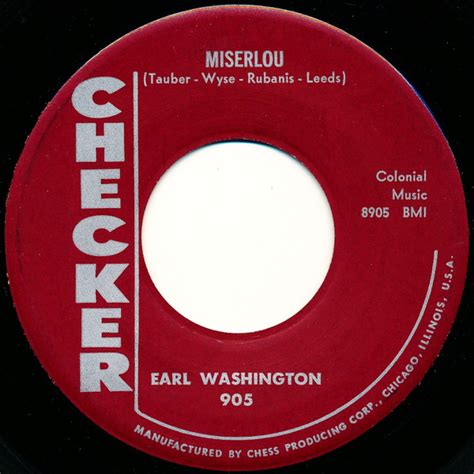 Earl Washington Miserlou 1958 Vinyl Discogs