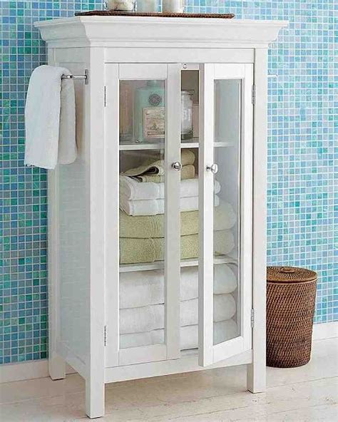 Corner linen cabinet bathroom ikea solid wood ideas of single. Free Standing Linen Cabinet | Linen cabinet, Linen closet ...