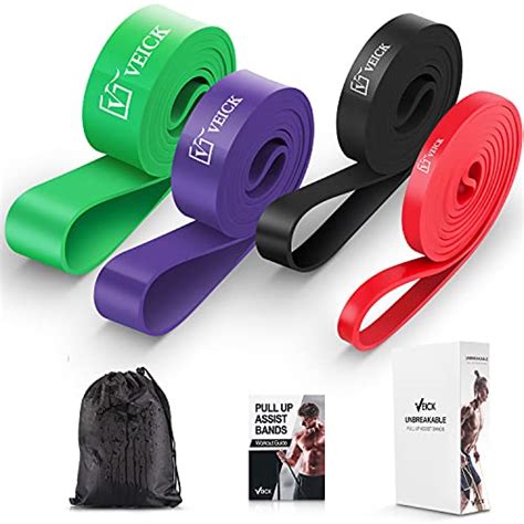 Veick Resistance Bands Pull Up Assistance Bands Workout Exercise