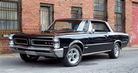 Stunning Black 1965 Gto Pontiac Gto 1965 Pontiac Gto Pontiac