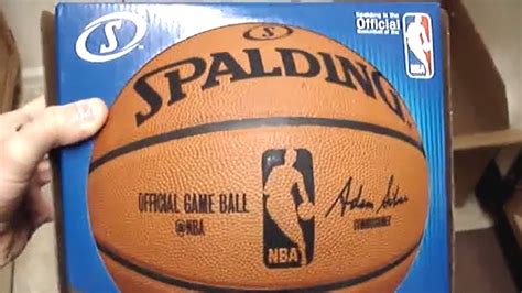 Unboxing Official Spalding Nba Basketball Youtube