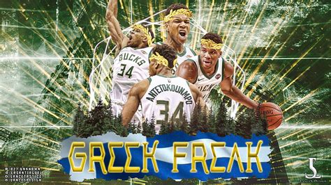 Giannis Antetokounmpo Greek Freak Nba Basketball Milwaukee Bucks Milwaukee Hd Wallpaper