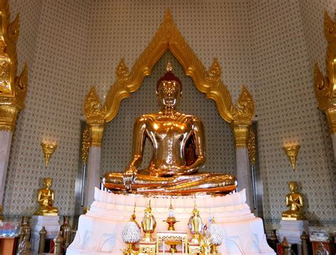 The Golden Buddha Statue In Beautiful Bangkok Thailand Travels With Tam