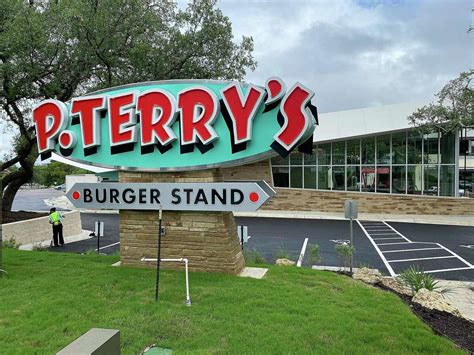 P Terrys Burger Stand Restaurant Is Now Open In San Antonio Near The