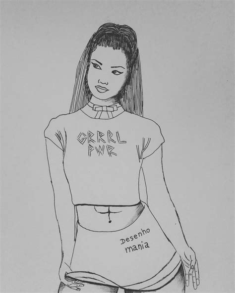 Drawing Girl Tumbrl Coisas Para Desenhar Menina Desenho Desenho