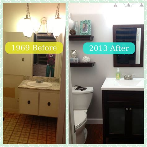 Before And After Powder Room Sweet Home Home Decor Home
