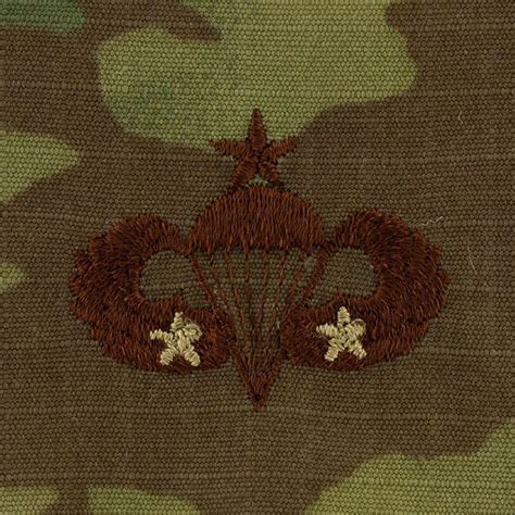 Air Force Senior Combat Parachutist Badges Embroidered Ocp Usamm
