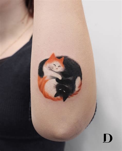 100 examples of cute cat tattoo art and design