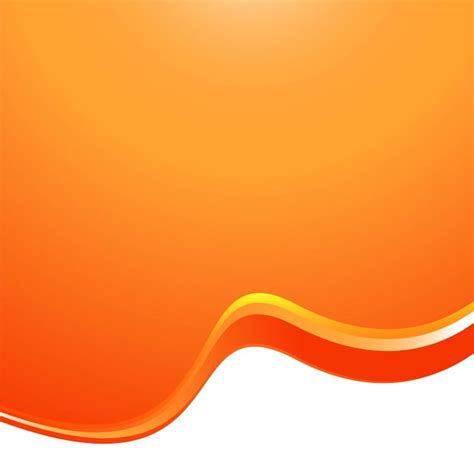 Wave Abstract Orange Vector Art Png Orange Wave Vector Abstract