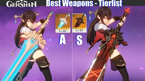 Genshin Impact Weapons List And Tiers Which Are The Best Weapons