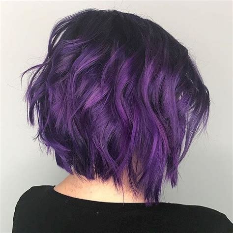31 Ombre Purple Hair Short An Interesting Purple Ombre Hair Hair