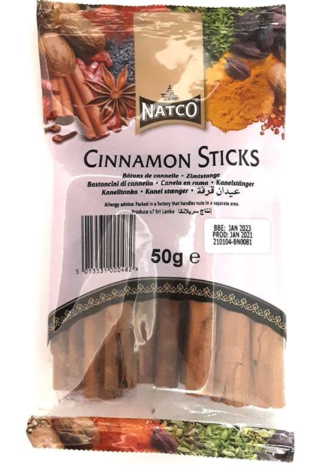 Natco Cinnamon Sticks 50g Exoticestore