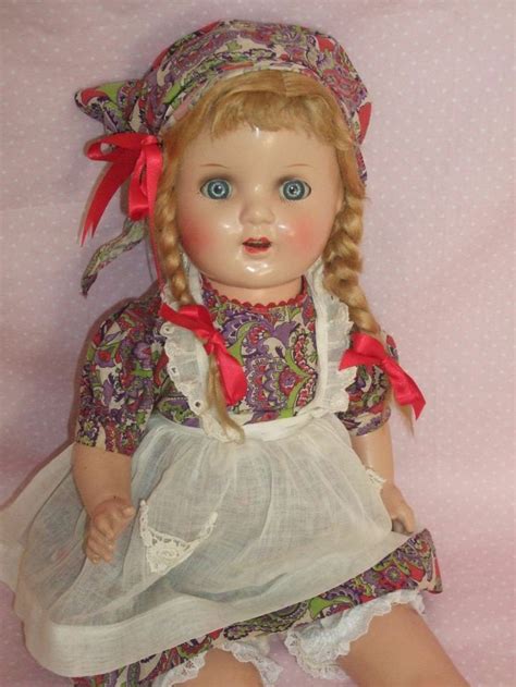 C1940s Mama Doll 22 All Original Composition Doll Vintage Dolls
