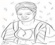 Maya Angelou Coloring Pictures Printable Coloring Pages