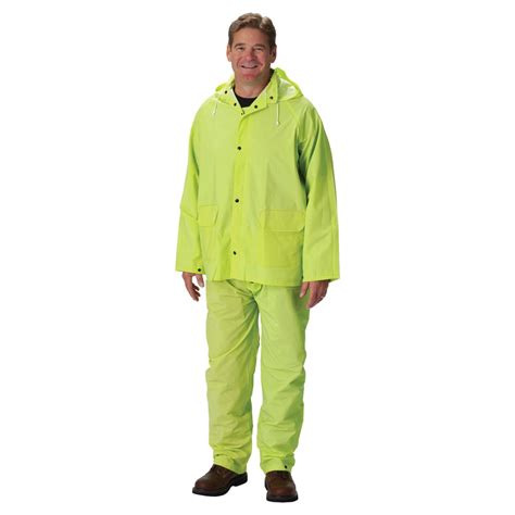 Pip 201 355 Falcon Base35 Premium 3 Piece Rainsuit Hi Vis Green