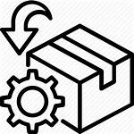 Logistics Icon Order Management Supply Service Chain
